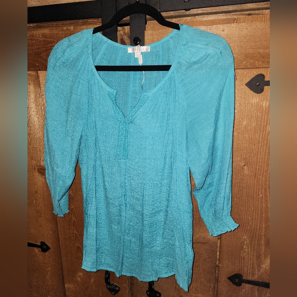 Teal Blouse